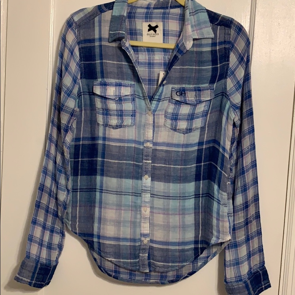 NWT! Gilly Hicks button down shirt